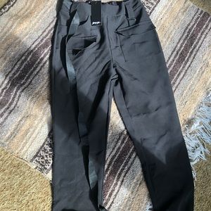 Belted woven cargo pants